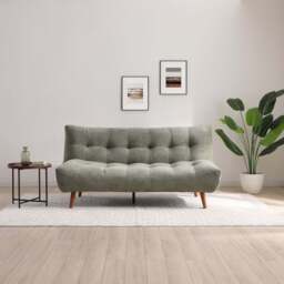 Venus Washed Olive Chenille Lux Sofa Bed - thumbnail 3