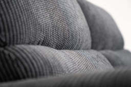 Cairo Black Lay-Z-Boy Style Fabric Power Recliner 2 Seater Sofa - thumbnail 4