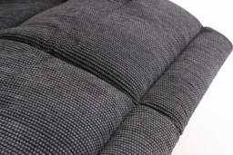 Cairo Black Lay-Z-Boy Style Fabric Power Recliner 2 Seater Sofa - thumbnail 6