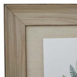 Watercolour Fern Duo In Washed Wood Frame - thumbnail 2