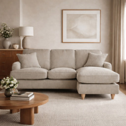 Right Hand Chaise Sofa Manhattan Putty The Great Sofa Company - Piper - Vienna - Arthur - Emeline - Swift - Morris - thumbnail 1