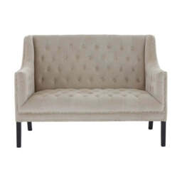 Regent Park Camel Velvet 2 Seat Sofa - thumbnail 3