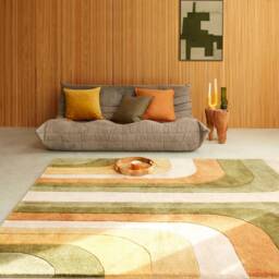 Romy 160x230cm 02 Retro Green Rug - thumbnail 1