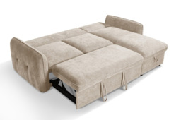 Moscow Universal L Shape Corner Sofa Bed Beige With Ottoman Storage Eastley - Kip - Quercioli - Barete - Metropolitan - Portobello - Aissa Style - thumbnail 5