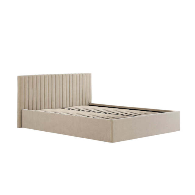 BERLIN BEIGE OTTOMAN KING SIZE BED - image 1