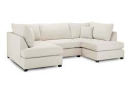 Carnaby Sofa Beige U Shape Corner Morgan - Malvern - Somerford - Calix - Euphoria - Plush Style - thumbnail 5