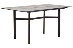Imperia Ceramic Marble Effect Rectangular Dining Table - thumbnail 2