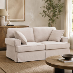 Ralph Two Seat Mink Velvet Sofa