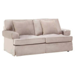 Ralph Two Seat Mink Velvet Sofa - thumbnail 6