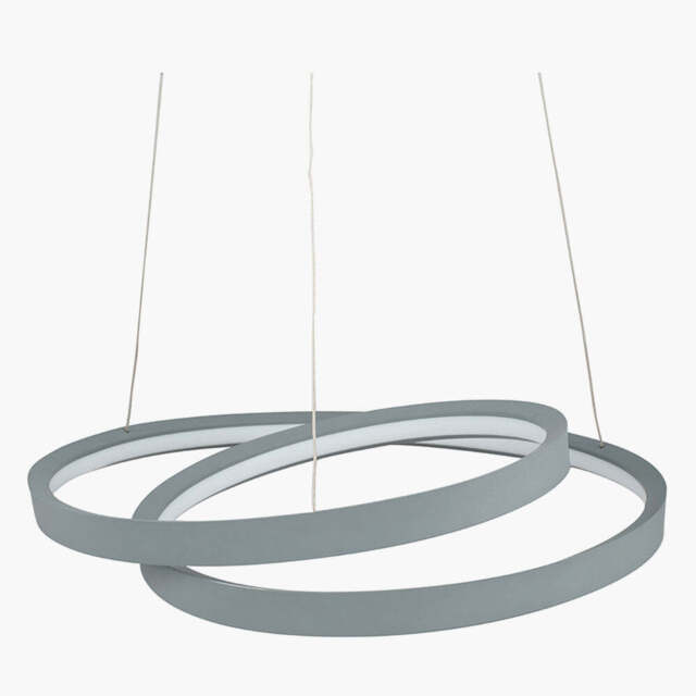 Neptune Grey LED Ring Pendant - image 1