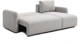 Mars Natural soft Boucle Cloud Corner Sofa Bed - thumbnail 6