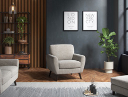 Model 45 - Armchair Boucle Linen - thumbnail 2