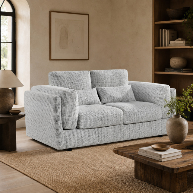 Bari Sofa Grey 2 Seater - image 1