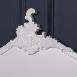 French White 5ft King Size Headboard - thumbnail 4