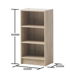 Essentials Small Narrow Bookcase - thumbnail 4