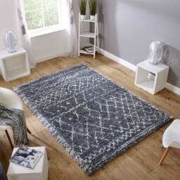 Alto 160x230cm AL05 Grey & Cream Rug - thumbnail 1