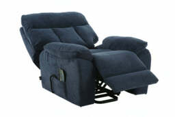 Cornwall Rise And Recline Chair With Massage And Heat Blue - Newsome - Argenta - Goodwood Style - thumbnail 5