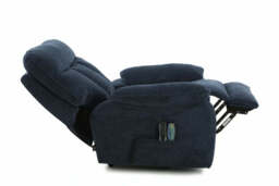 Cornwall Rise And Recline Chair With Massage And Heat Blue - Newsome - Argenta - Goodwood Style - thumbnail 6
