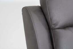 Jackson Grey Lay-Z-Boy Style Fabric Power Recliner Corner Sofa - thumbnail 6
