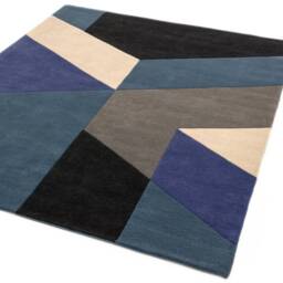 Reef Rug 160x230cm RF13 Big Geo Blue Rug - thumbnail 2