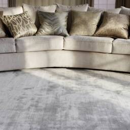 Katherine Carnaby Chrome 170x240cm Silver Rug Rug - thumbnail 1