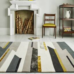 Matrix Rug 120x170cm 62 Rhombus Mustard Rug - thumbnail 1