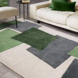 Romy 160x230cm 12 Papercut Green Rug - thumbnail 1