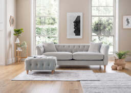 Model 25 - Large Sofa Velvet Chalk