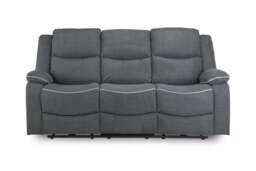 Harald Electric Recliner Sofa Grey 3 Seater - thumbnail 4