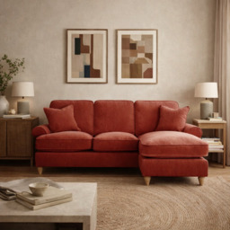Right Hand Chaise Sofa Manhattan Apricot The Great Sofa Company - Victoria - Bromfield - Lola - Alfie - Mari - Longfellow - Duresta Style - thumbnail 1
