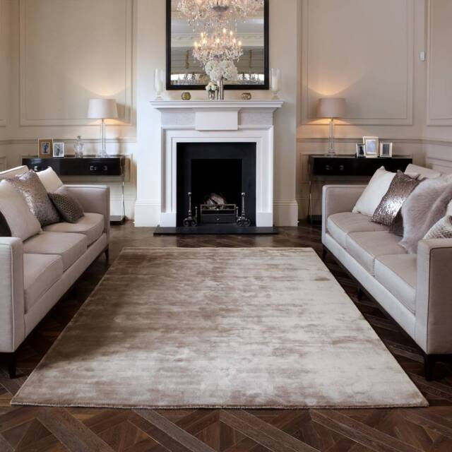 Katherine Carnaby Chrome 200x300cm Taupe Rug Rug - image 1