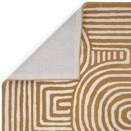 Reef Rug 120x170cm RF28 Curve Ochre Rug - thumbnail 5