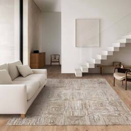 Kuza 200x290cm Portrait Beige Rug - thumbnail 1