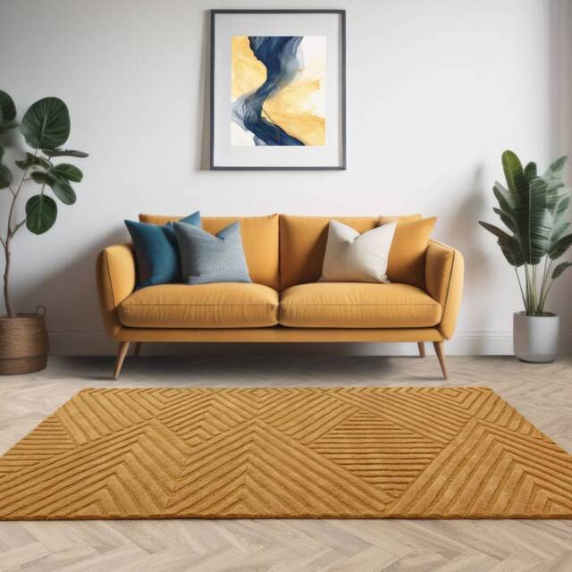 Hague 120x170cm Ochre Rug Rug - image 1
