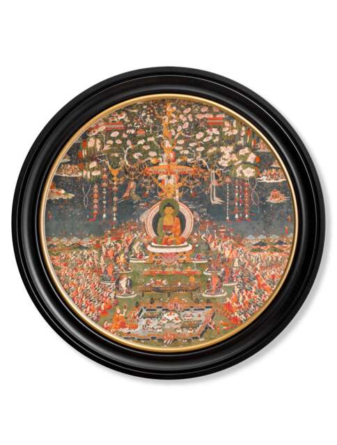 c.1700 Buddha of the Western Pure Land - Round - image 1