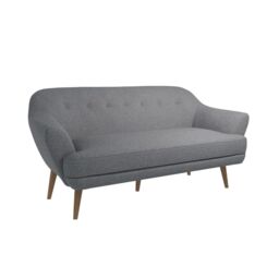 Three Seater Sofa Light Grey - thumbnail 2