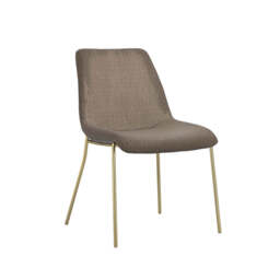 CARLO TAUPE / GOLD DINING CHAIR (Set Of 2) - thumbnail 1