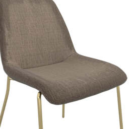 CARLO TAUPE / GOLD DINING CHAIR (Set Of 2) - thumbnail 5