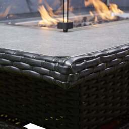 Monaco Rattan Corner Sofa Firepit Adjustable Table And Two Stools - thumbnail 5