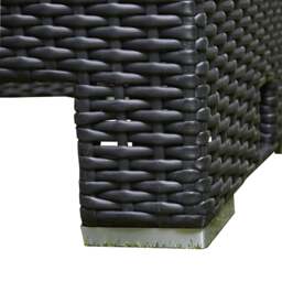 Monaco Rattan Corner Sofa Firepit Adjustable Table And Two Stools - thumbnail 3