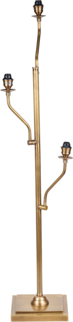 Tatiana Antique Brass Metal Floor Lamp Base