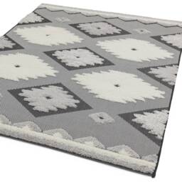 Monty 120x170cm MN01 Black/Cream Tribal Rug - thumbnail 3
