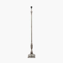 Canterbury Antique Silver Metal Floor Lamp Base - thumbnail 3