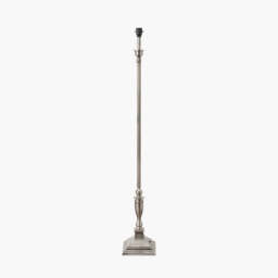 Canterbury Antique Silver Metal Floor Lamp Base - thumbnail 2