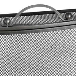 Mesh Fireguard in Antique Pewter Effect Finish - thumbnail 2