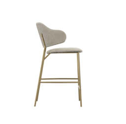 Dorchester Wheat and Gold Counter Stool (Set Of 2) - thumbnail 3