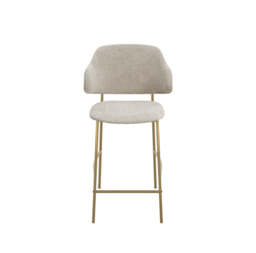 Dorchester Wheat and Gold Counter Stool (Set Of 2) - thumbnail 2