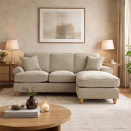 Right Hand Chaise Sofa Manhattan Putty The Great Sofa Company - Victoria - Bromfield - Lola - Alfie - Mari - Longfellow - Duresta Style - thumbnail 1