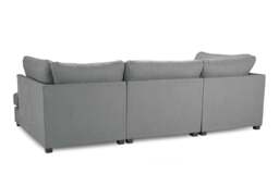 Carnaby Sofa Grey U Shape Corner Morgan - Malvern - Somerford - Calix - Euphoria - Plush Style - thumbnail 3