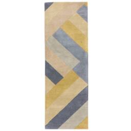 Reef Rug 160x230cm RF02 Big Zig Ochre Grey Rug - thumbnail 6